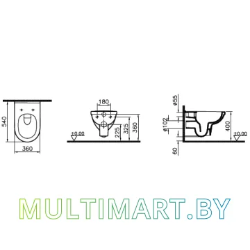 Унитаз Vitra Form 300 7755B003-6039 картинка 3
